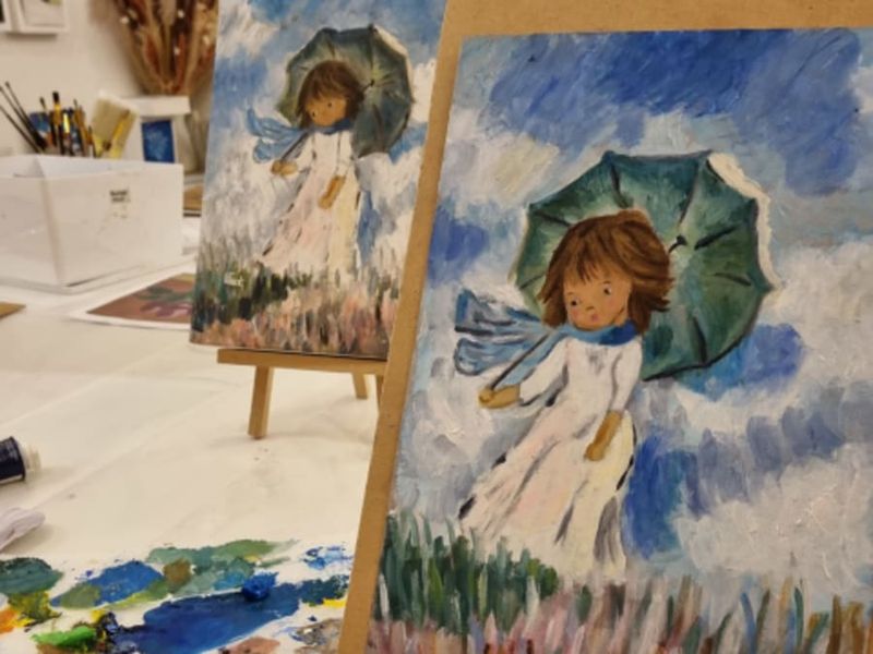 Billet Stage de peinture à l'huile à Montpellier