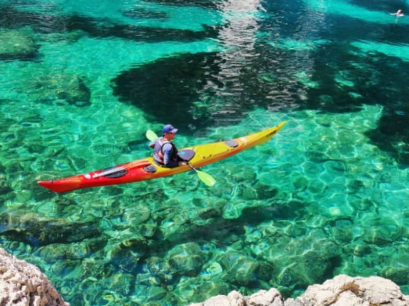 Billet Après-midi kayak dans le Parc National des Calanques