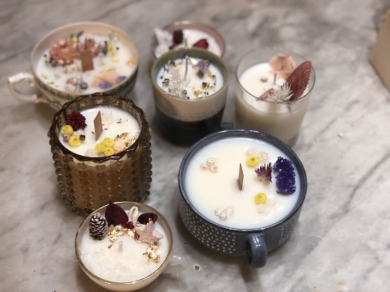 Billet Atelier bougie fleurie et parfumée à Paris 10ème