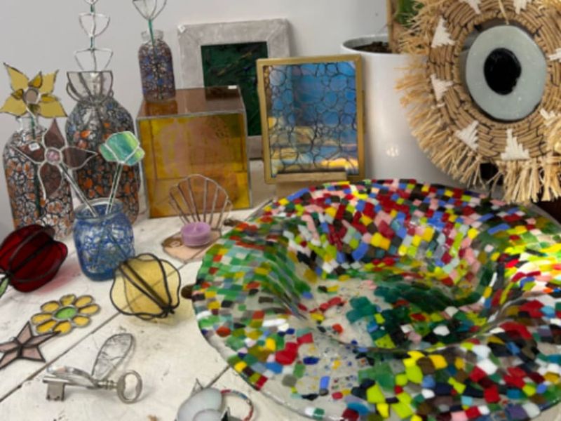 Billet Atelier  bijoux et décorations en verre Tiffany à Houilles (78)