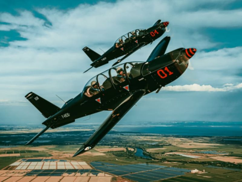 Billet Baptême de voltige aérienne en patrouille  à Montpellier (34)