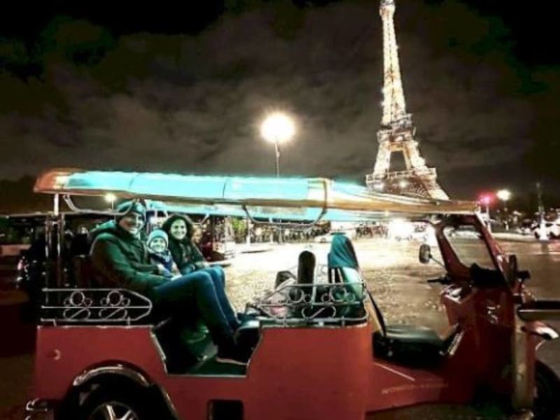 Billet Visite Paris By Night 3h en TukTuk électrique