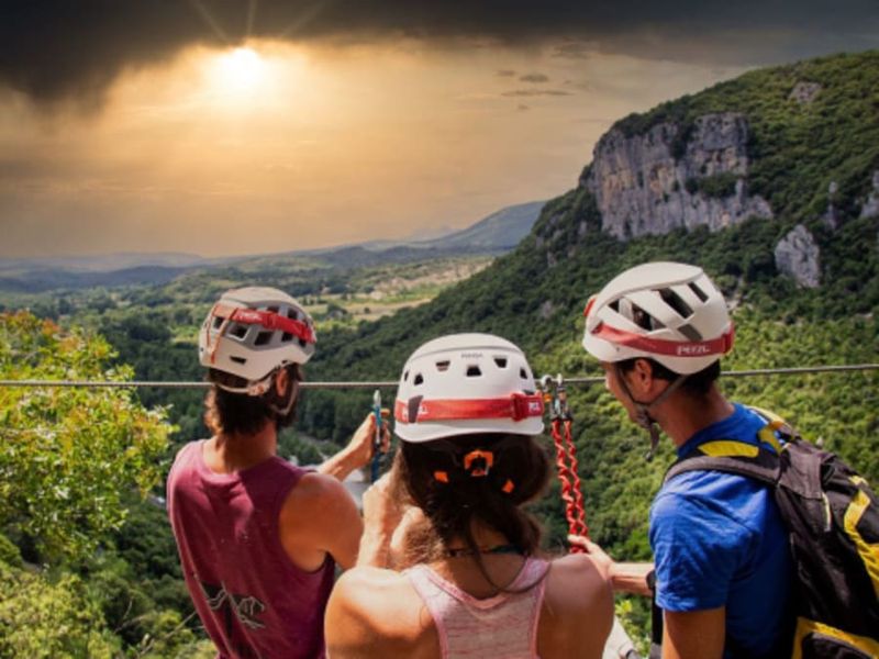 Billet Via Ferrata Grottes des Desmoiselles à Saint-Bauzille-de-Putois