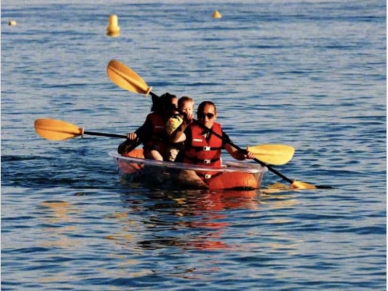 Billet Journée location de kayak transparent à Antibes (06)