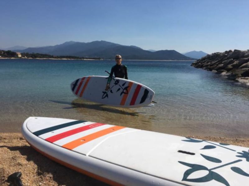 Billet Réveil musculaire en paddle à Abbartello en Corse