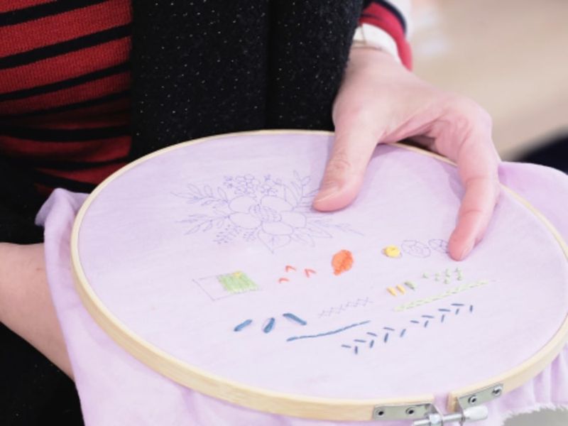 Billet Atelier initiation à la broderie à Romainville (93)