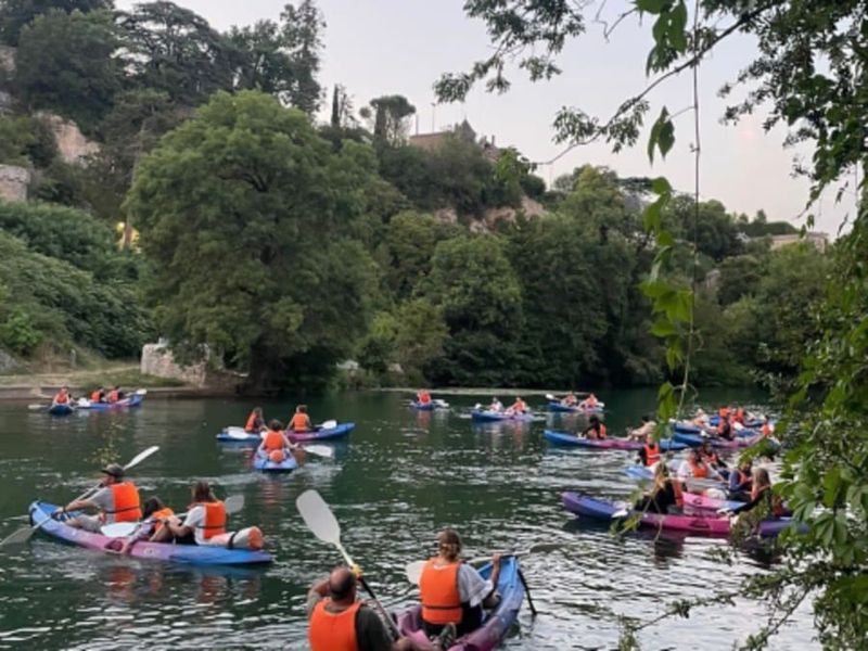 Billet Balade nocturne en canoë et paddle à Poitiers (86)