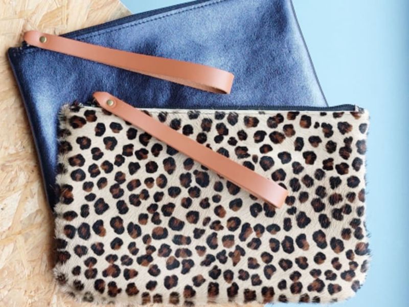 Billet Atelier sac pochette zip en cuir à Rennes (35)