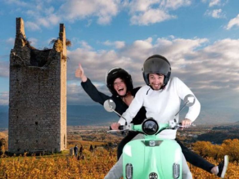 Billet Vespa tour dans les vignobles depuis Chambery (73)