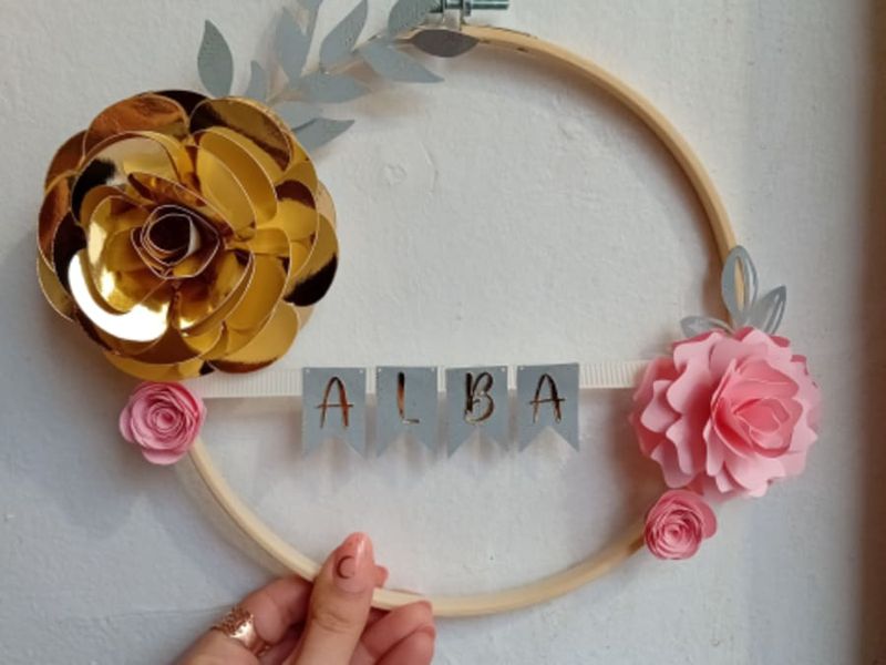 Billet Atelier couronne de fleurs en papier à Montpellier (34)