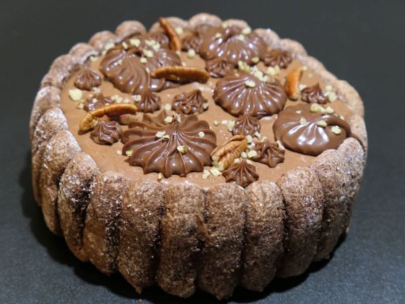 Billet Cours de pâtisserie charlotte chocolat et pécan à Villeurbanne