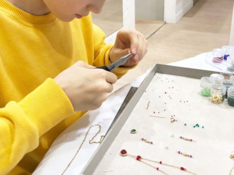 Billet Atelier enfant création de bijoux à Paris 16ème