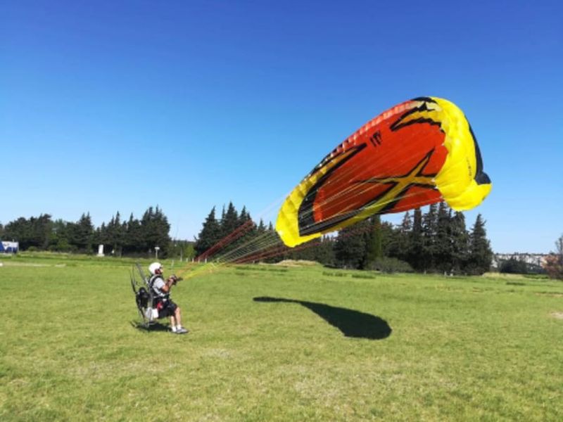 Billet Stage d'initiation en ULM Paramoteur à Pujaut (30)
