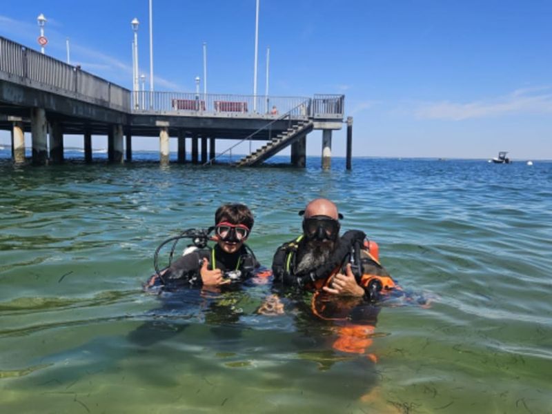 Billet Baptême de plongée sous-marine sur le Lac de Cazaux (33)
