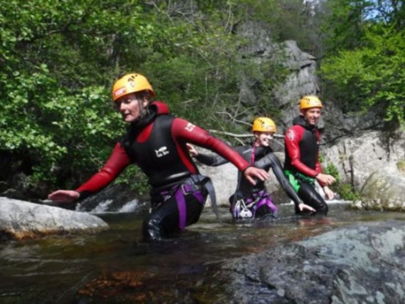 Billet Canyoning tyrolienne splach  à Borne (07)