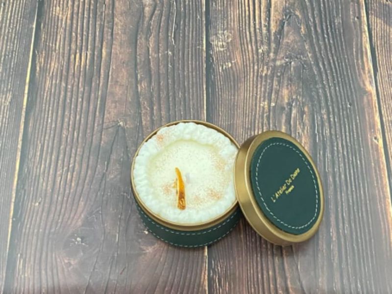 Billet Atelier création d'une bougie parfumée et en cuir à Nassigny (03