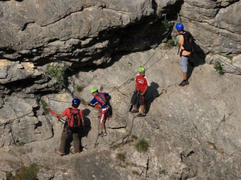 Billet Via ferrata des Etroits dans la vallée du Dévoluy (05)