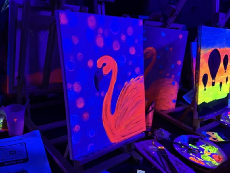 Billet Atelier peinture dans le noir à Strasbourg (67)