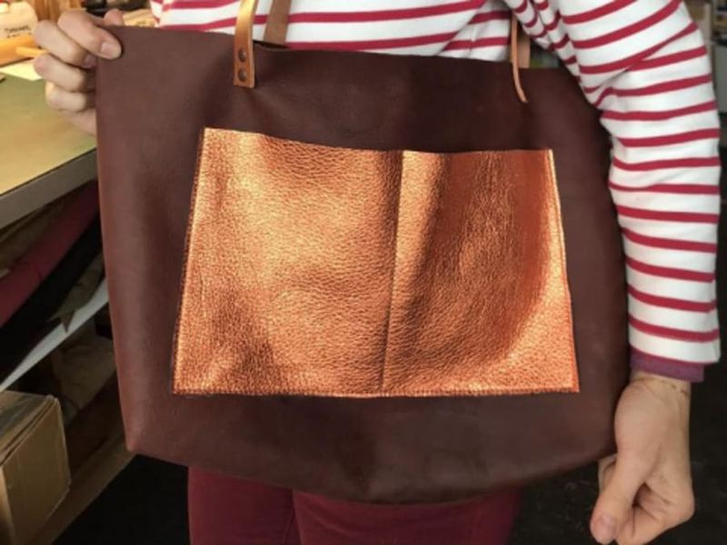 Billet Atelier création d'un sac cabas en cuir à Arbonne (64)