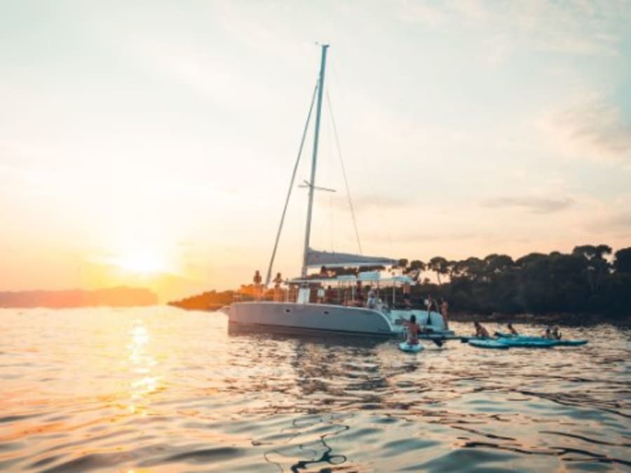 Billet Sunset en catamaran avec paddle depuis Marseille