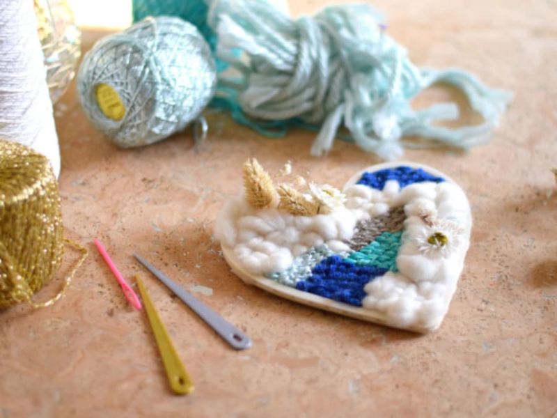 Billet Atelier tissage de coeur fleuri à Montauban (82)