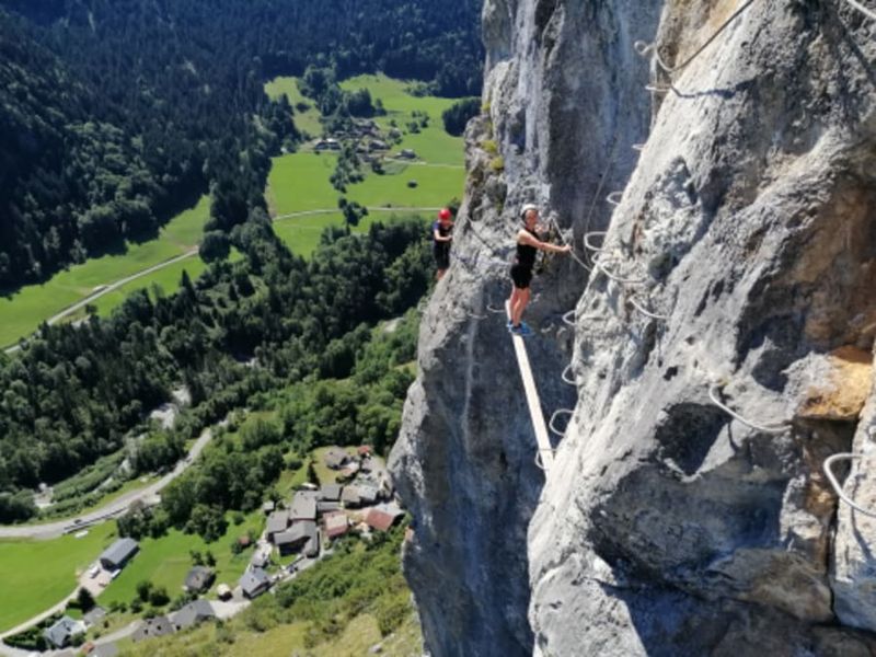 Billet Via ferrata du Rocher de la Chaux à Saint-Jean d'Aulps (74)