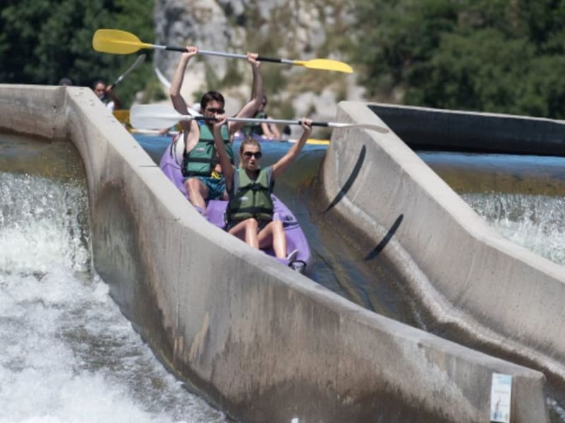 Billet Location de Canoë Kayak à Salavas - Parcours 12km