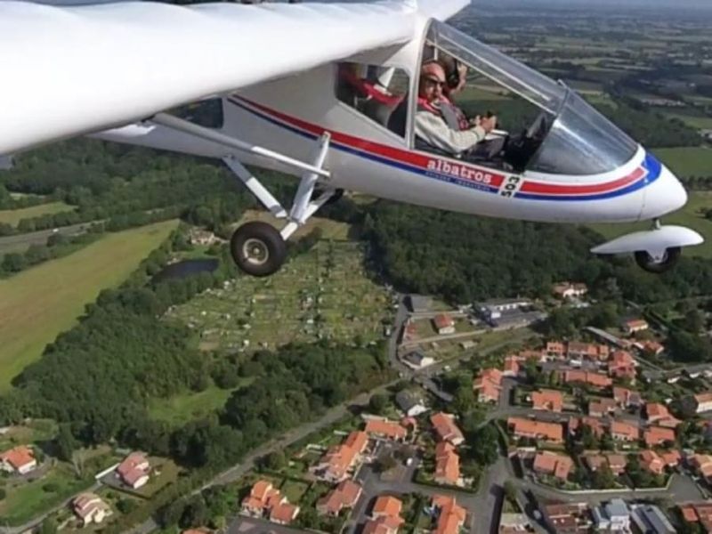 Billet Baptême de l'air en ULM 3 Axes à Cholet (49)
