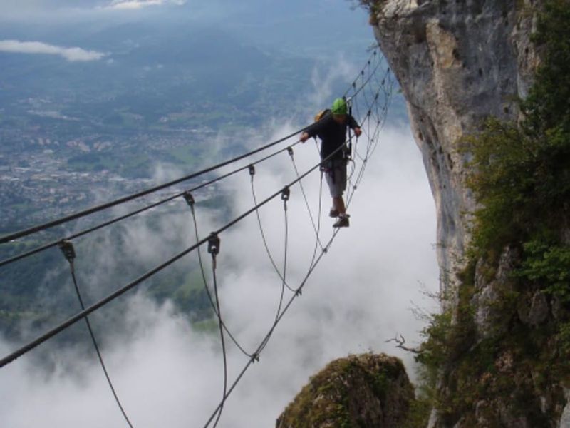 Billet Via Ferrata de la Grotte à Carret à Saint-Jean-d'Arvey (73)