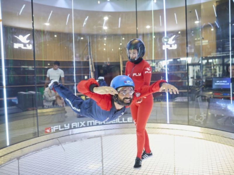 Billet Simulateur de chute libre en soufflerie à Aix-Marseille