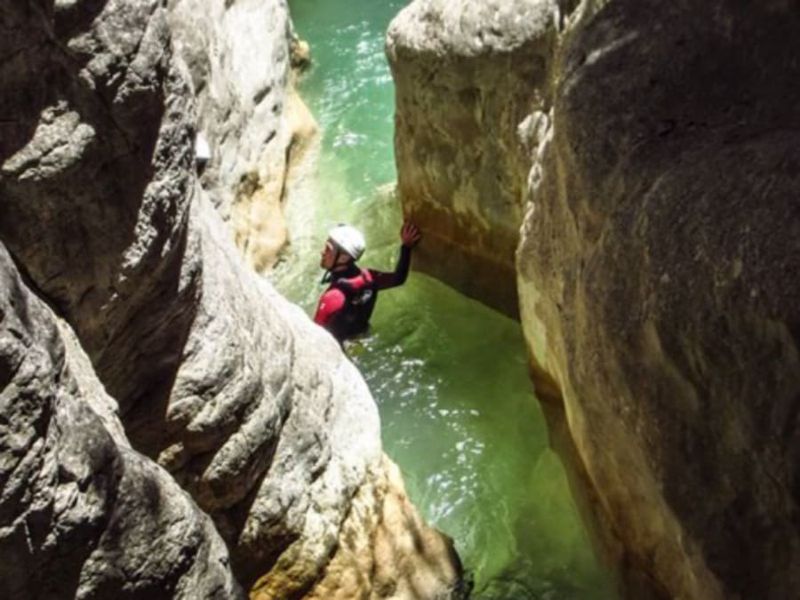 Billet Canyoning découverte en Espagne au cayon de miraval (22)