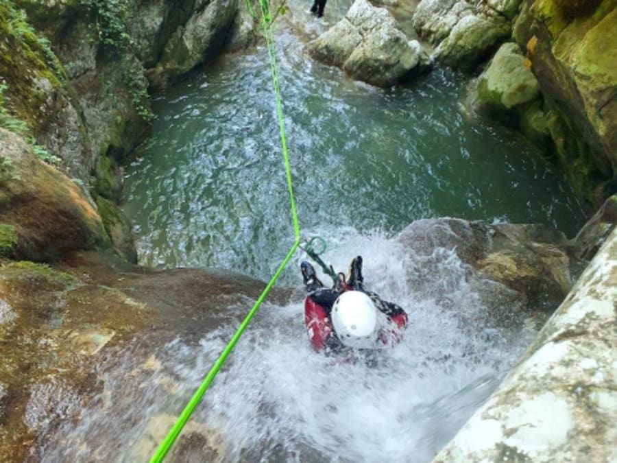 Billet Canyoning au canyon du Versoud depuis La Rivière (38)