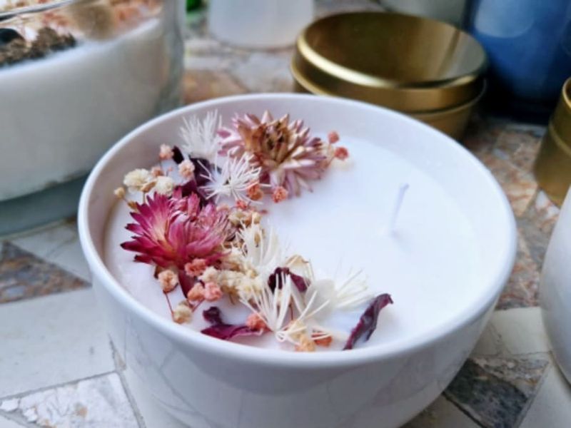 Billet Atelier fabrication de bougie fleurie à Marignane (13)