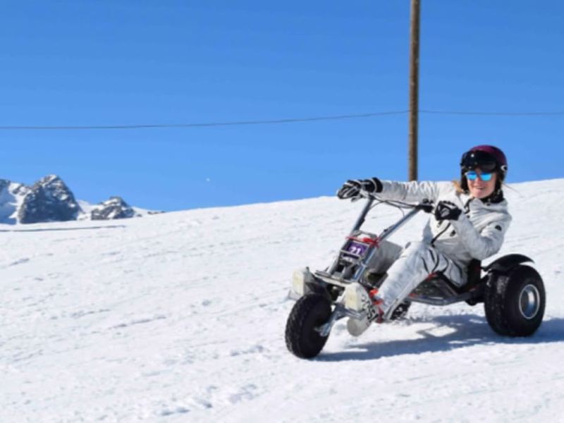 Billet Balade encadrée en Mountain'Kart sur neige à Val-Cenis (73)