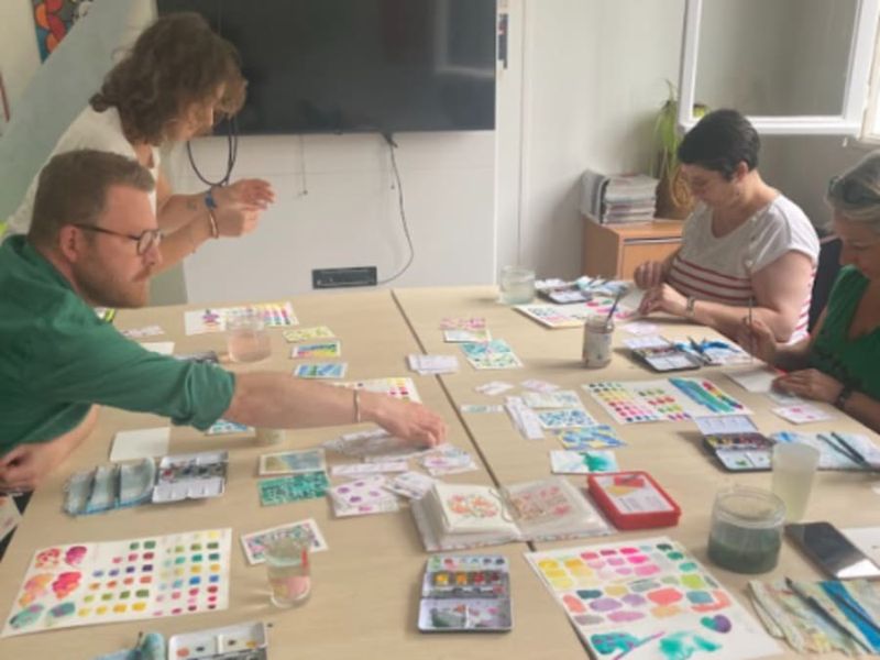 Billet Pause midi dessin aquarelle à Saint-Herblain (44)