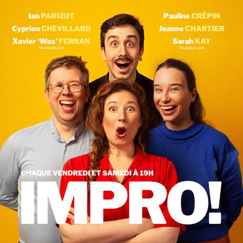 Billet IMPRO! au Théâtre de Nesle : un spectacle totalement bluffant !