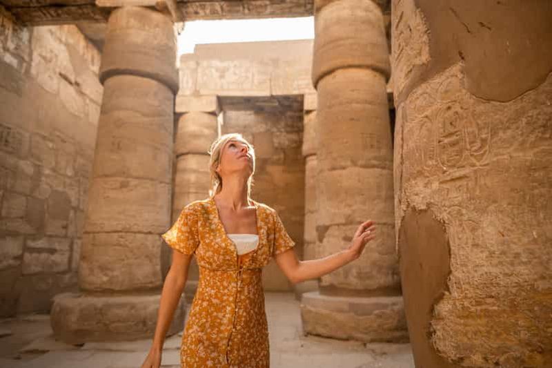 Billet Louxor : visite d'une demi-journée des temples de Karnak et de Louxor
