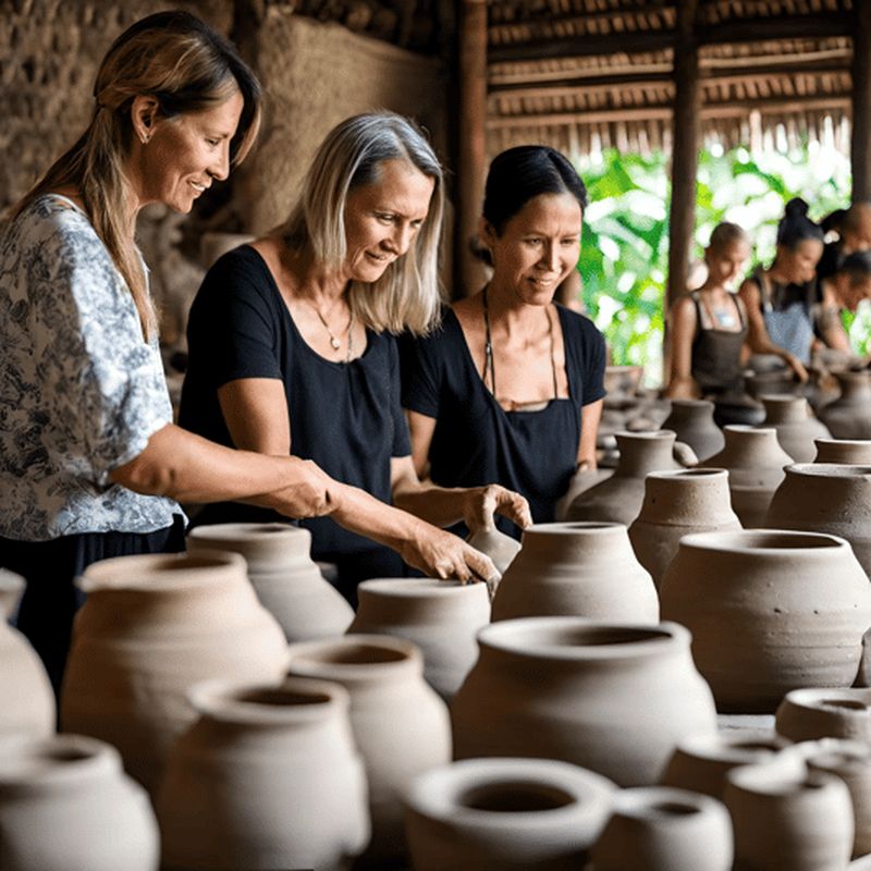 Billet Borobudur : Atelier de fabrication de poterie