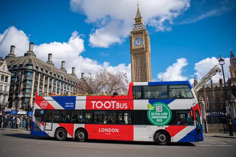 Billet Londres : Tootbus Hop-on Hop-off (croisière fluviale en option)