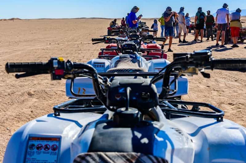 Billet Au départ d'Agadir ou de Taghazout : Excursion dans les dunes en quad ATV et Safari à vélo