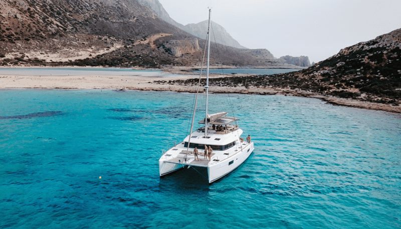 Billet Balos et Gramvousa : croisière en catamaran de luxe avec repas gastronomique