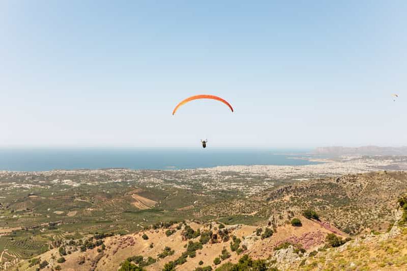Billet La Canée : vol en parapente en tandem en Crète
