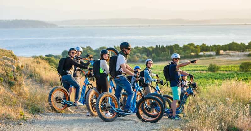 Billet A Gruissan, visites en trottinettes tout terrain électriques