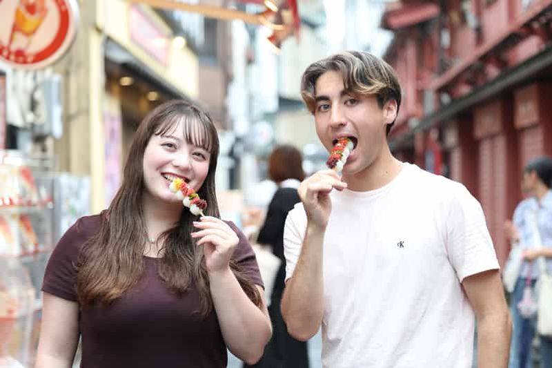 Billet Tokyo : visite privée d'Asakusa et de Senso-ji avec 3 arrêts gourmands