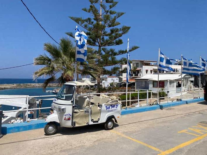 Billet Crète : Malia, plage de Potamos et circuit en tuk-tuk à Sissi