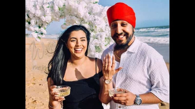 Billet Albufeira : photographie de demande en mariage