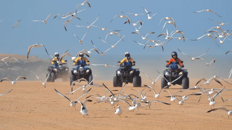Billet Agadir : excursion en quad dans le désert et sur la plage