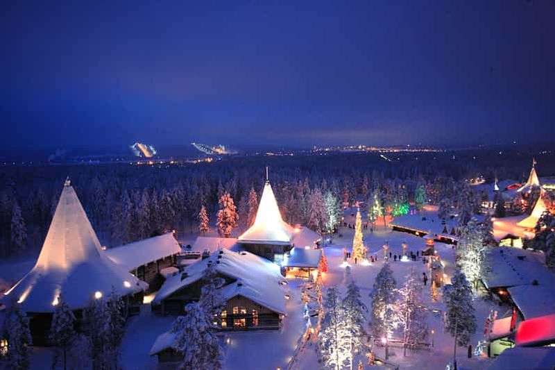 Billet Rovaniemi : Visite du village du Père Noël avec prise en charge à l'hôtel