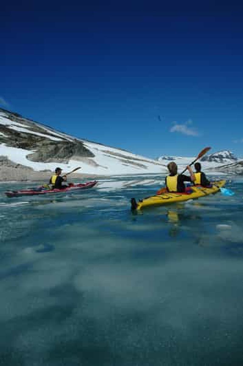 Billet Stygge : kayak et randonnée sur le glacier