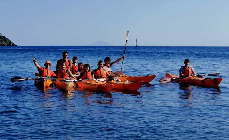 Billet Capoliveri : excursion en kayak à Golfo Stella avec plongée en option